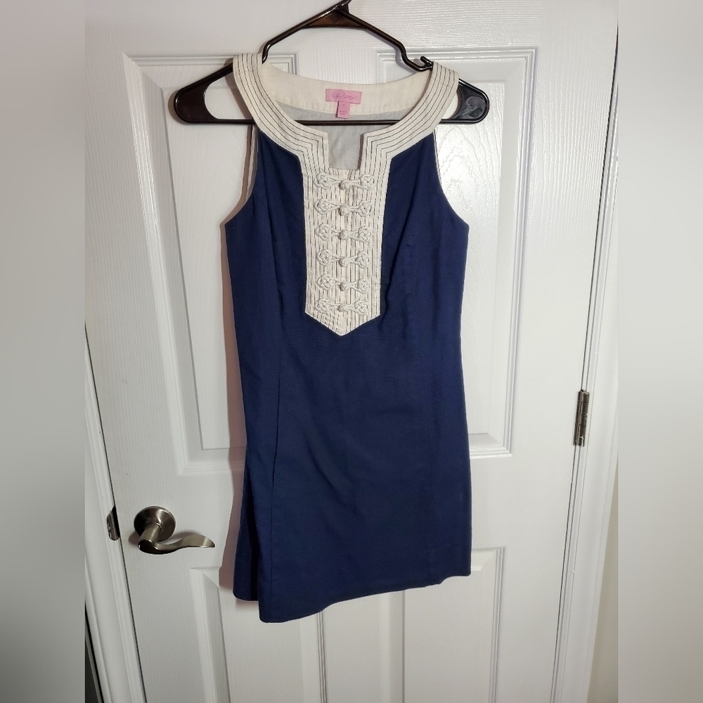 Lilly Pulitzer Navy Cotton Dress